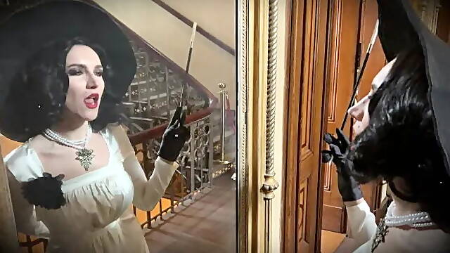 Lady Dimitrescu Sucks and Fucks . Resident Evil Village Cosplay Halloween 2023