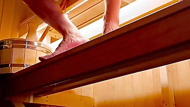 Exclusive Backstage Film - Roasting in the Sauna _ Threesome Sex _
