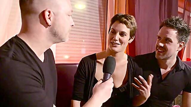 Three swingers couples share