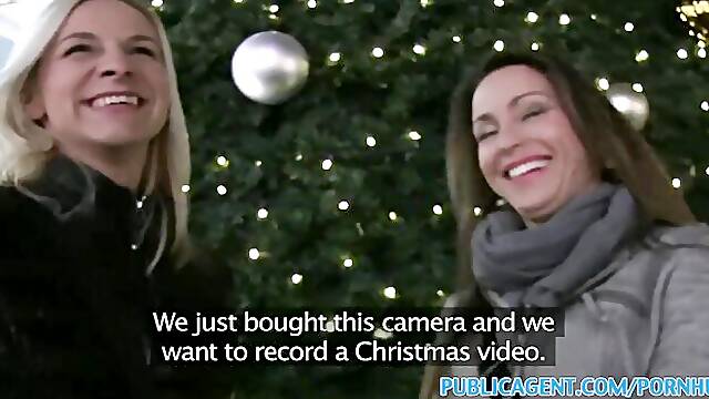 Hd xxx with endearing Simone Peach and Bianca Ferrero from Public Agent