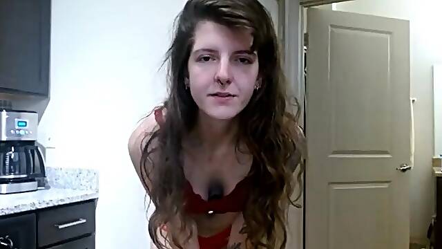 Hottest brunette solo webcam masturbation 2