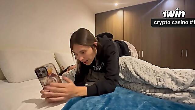 My husbands maid touches me in the bathroom and at night she spanks me with her rich lesbian ass wh