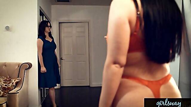 Girls Way featuring Angela White and Jay Taylors natural tits dirt