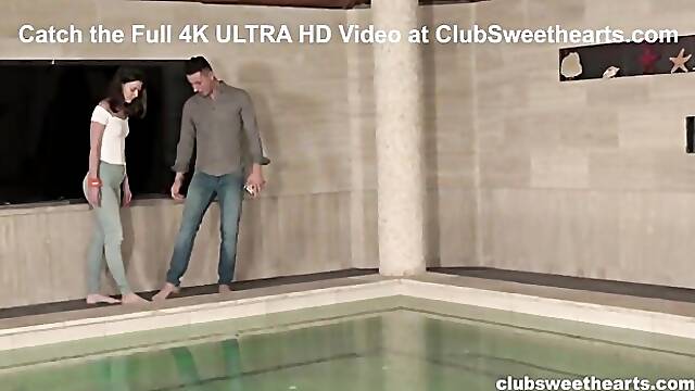 Noble loved ones pool fuck video