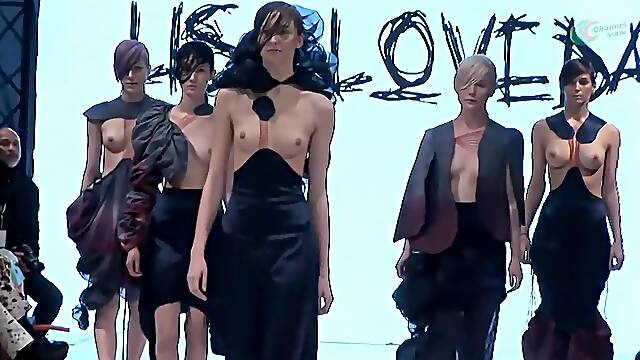 Nude Fashion Week Lisa Loveday HD
