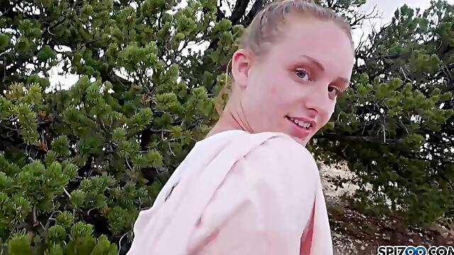 Daisy Stone likes to go hiking and to suck dick in the nature, up in the mountains