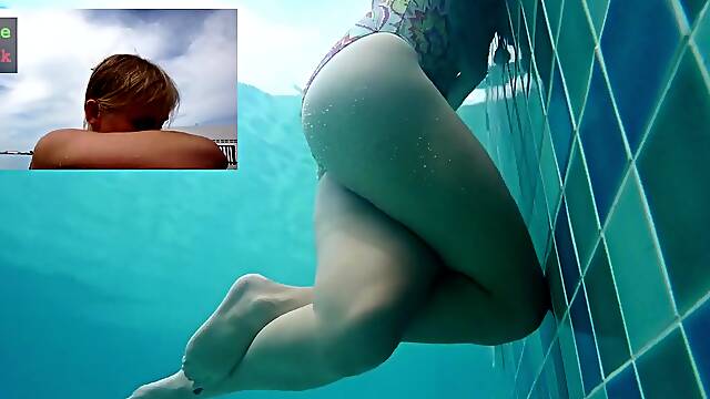 Dirty talk public poll underwater masturbation thigh squeezing real orgasm