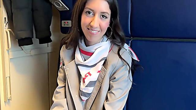 Train Conductor Caught Passenger Jerking Off, But Wasnt Confused And Jumped On His Cock 30 Min