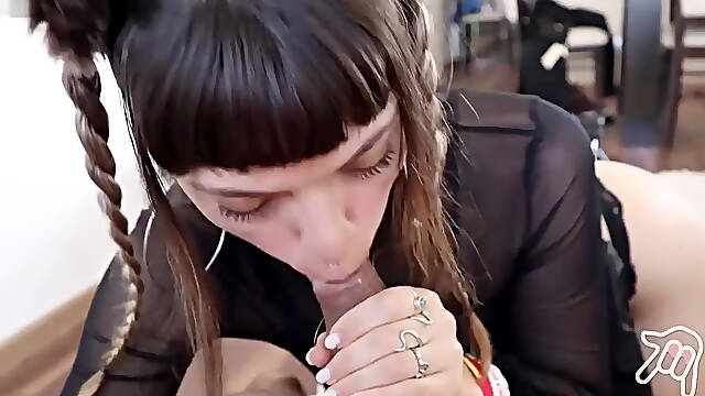 Cute Fit Spanish Kitty-girl Enjoys Gonzo Anal Dick-riding And Gets A Creampie Reward