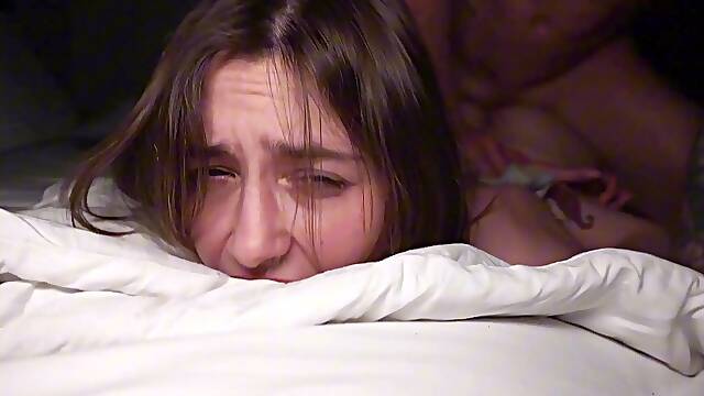 Russian babe Funky Town fucks with her boyfriend on the bed