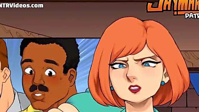 Family Guy Lois gets gangbanged by Peters Friends