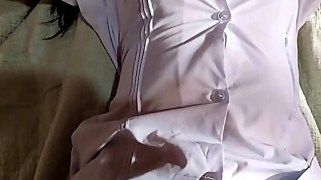 Fucking my stepbrothers girlfriend at his house while hes away, the promiscuous girl couldnt take it anymore - Sex with a hot young Latina with a tight ass and pussy