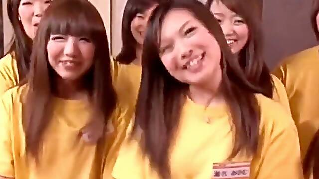 CONTEST GROUP OF GIRLS TRY TO MAKE GUY CUM FASTEST, 2