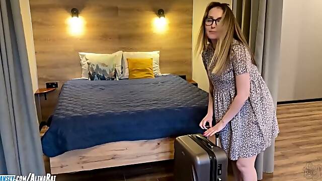 Hey Hey Hey! Stepson! Is It Difficult For You To Help Me Unpack My Suitcases?! We Could Have A Great - Alina Rai
