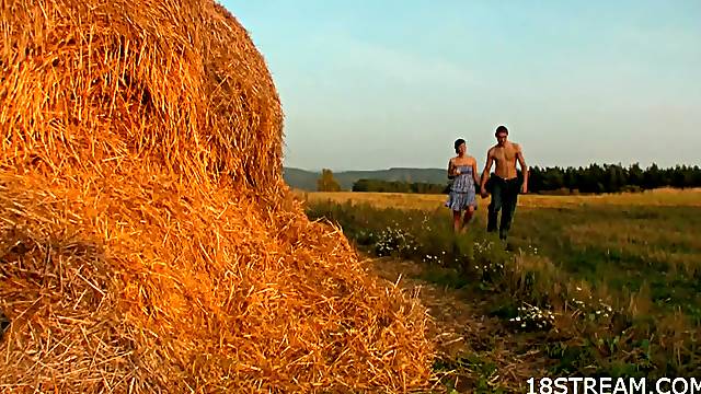 Nice Teen & Naughty College Dude On A Farm
