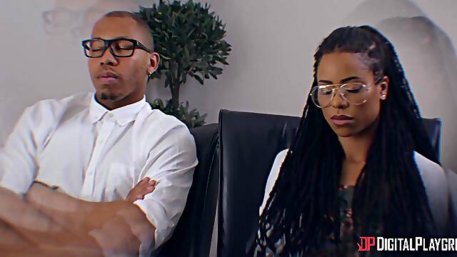 Pick A Room Episode - interracial fuck with horny ebony slut Kira Noir