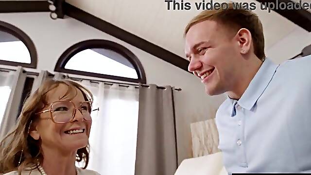 Youthful large shlong dude rails large butt granny and her black big beautiful woman nurse