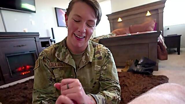 Concupiscent Military Stepmom Comes Home From Deployment Lola Maverick WCA Productions