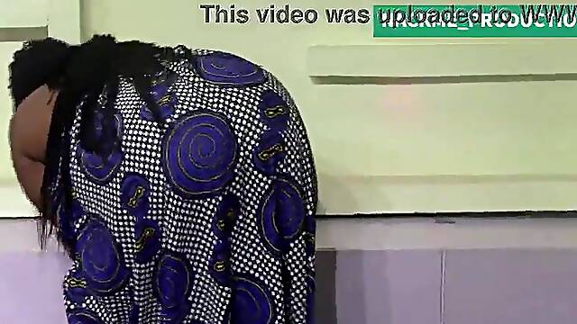 Stepson enters big beautiful woman maid hurriedly