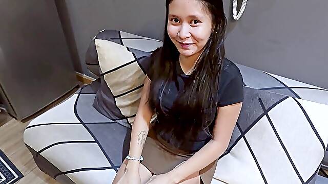 TrikePatrol Quiet shy Filipina tries ample American Cock