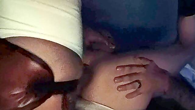 Freaky pegging time with husband