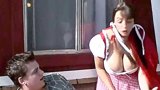 Fetish Fairy Tales Little Red railing Summer - scene two