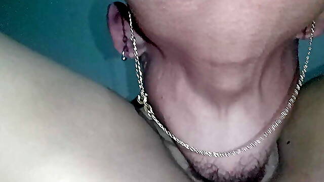 Sucking the wife's wet pussy and ass moaning well bitch