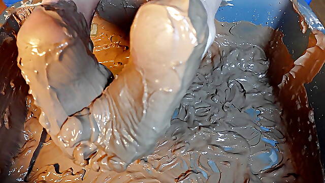 A muddy day! muddy foot job on my sites!