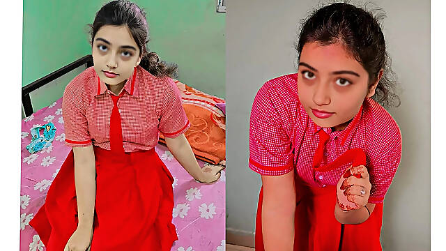 Desi Indian Village College Girl Tight Pussy Fuck by Tharki Chacha, Indian Desi College Girl Sex Mms